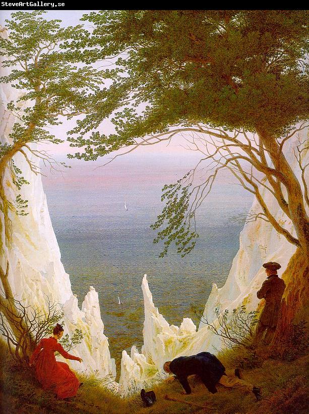 Caspar David Friedrich Chalk Cliffs on Rugen